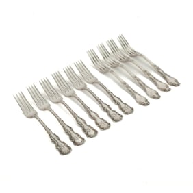 Sterling Silver Forks / Whiting Louis XV