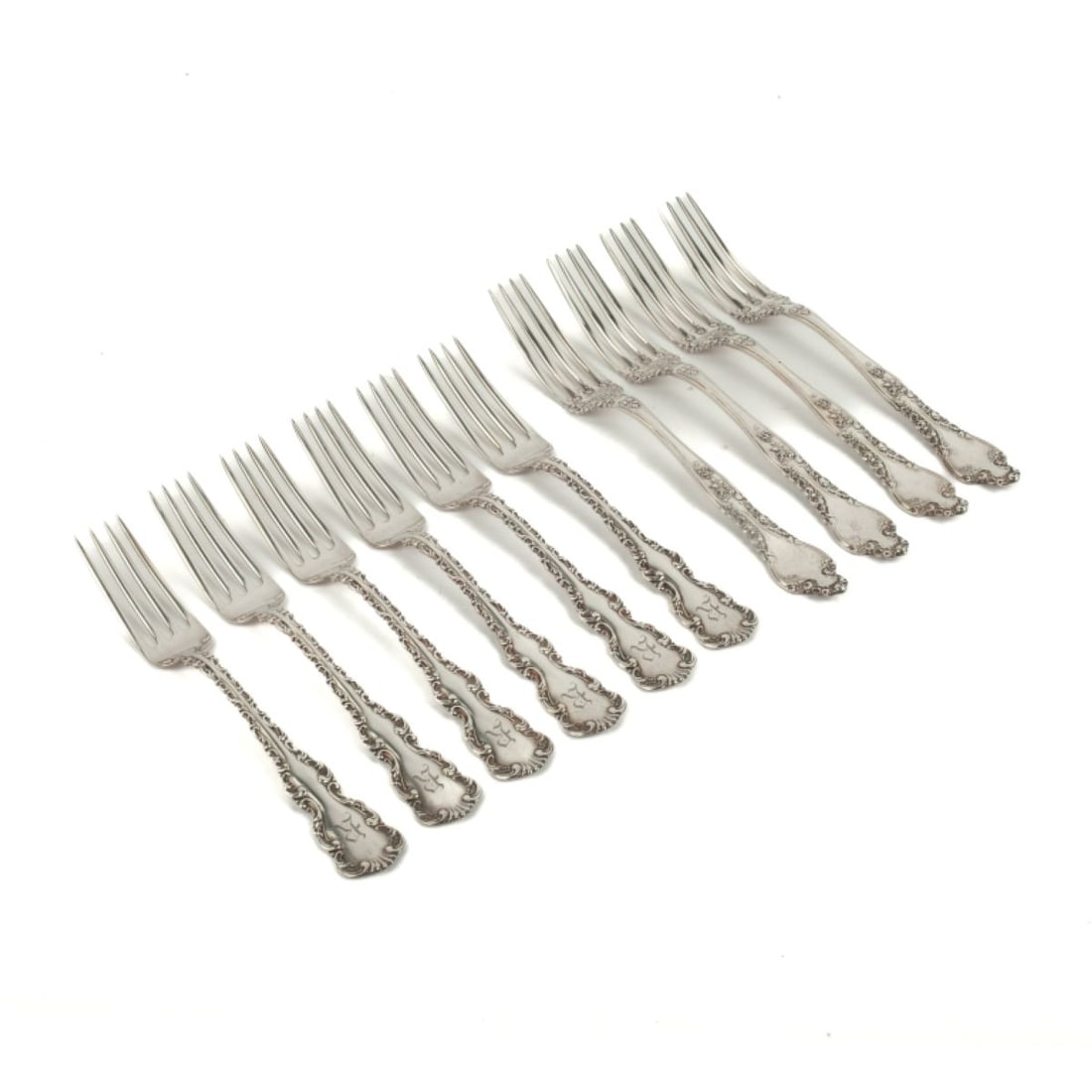 Sterling Silver Forks / Whiting Louis XV (1 of 5)