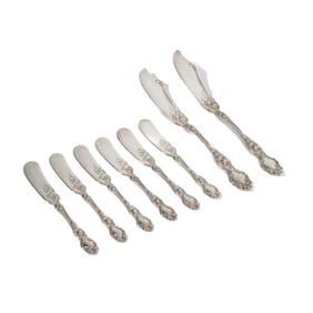 R Wallace & Sons Sterling VIOLET Butter Knives