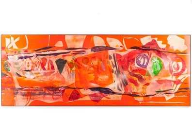 Camille Patha (WA) "Throb" Large 4 Panel Artwork