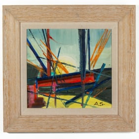 Albert E Smith (CA) Abstract Painting