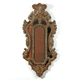 Vintage Italian Baroque Carved Wood Frame
