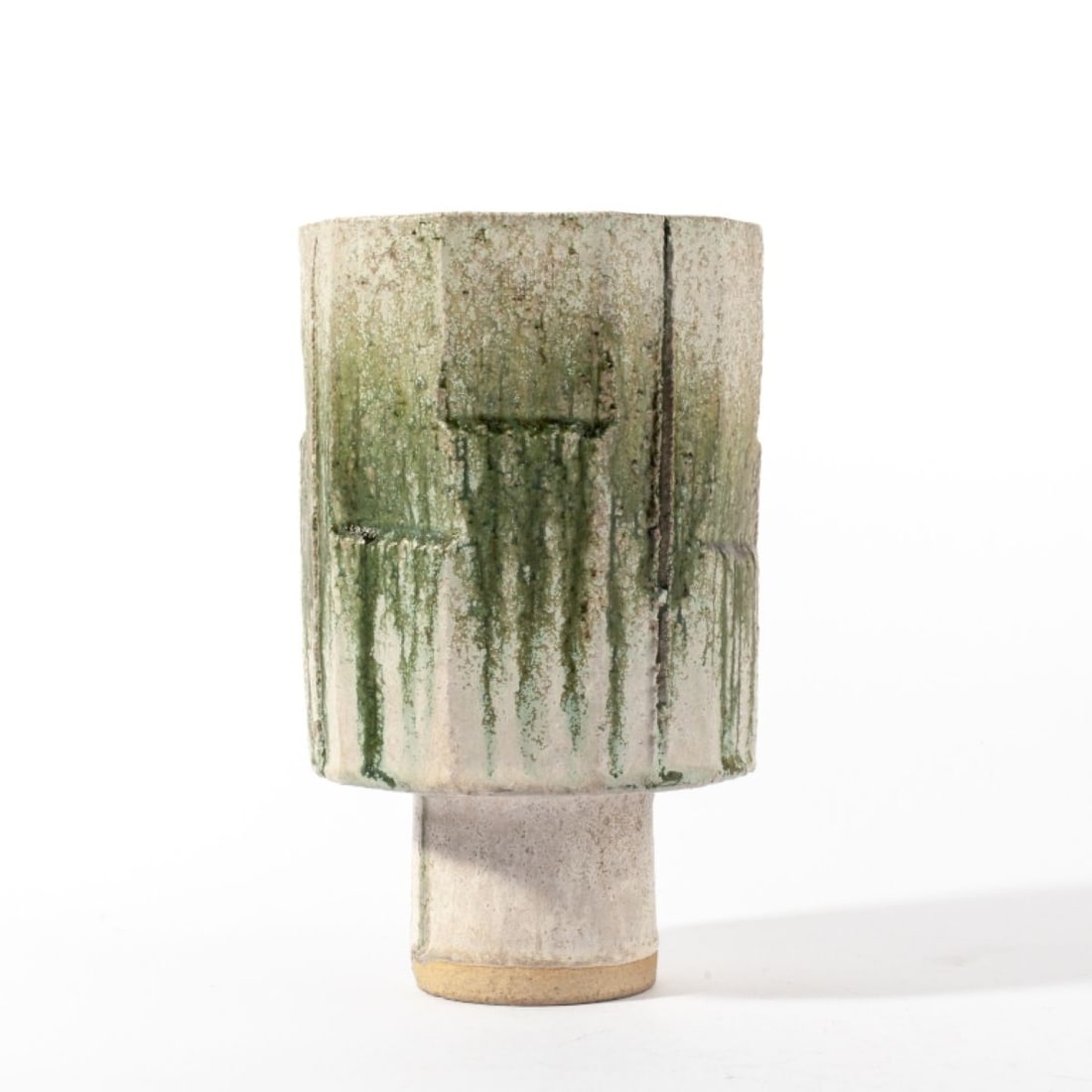 Unique Chinese / Japanese Archaic Jade Glazed Vase (1 of 5)