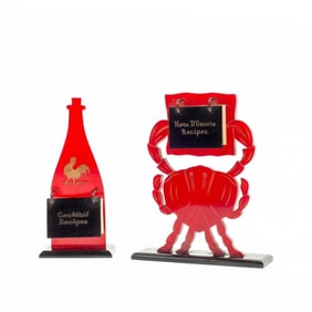 Ben-Hur Bakelite Cocktail Recipe Holders