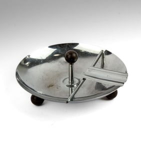 Bauhaus Style Chrome Ashtray
