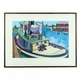 Michael Morano 'Luna at Lincoln Wharf'', 1987