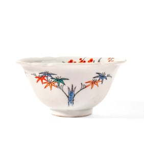 Antique Japanese Kakiemon Porcelain Bowl
