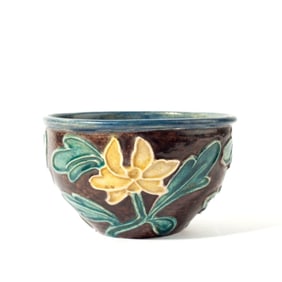 Japanese Pottery Bowl After Ogata Kenzan