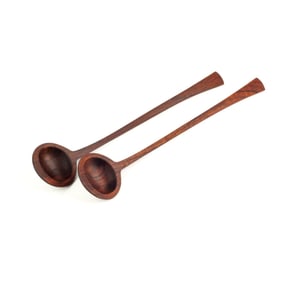 Pair Jens Quistgaard Dansk Teak Serving Spoons