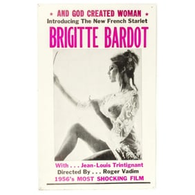 Brigitte Bardot "And God Created Woman" Poster, 56