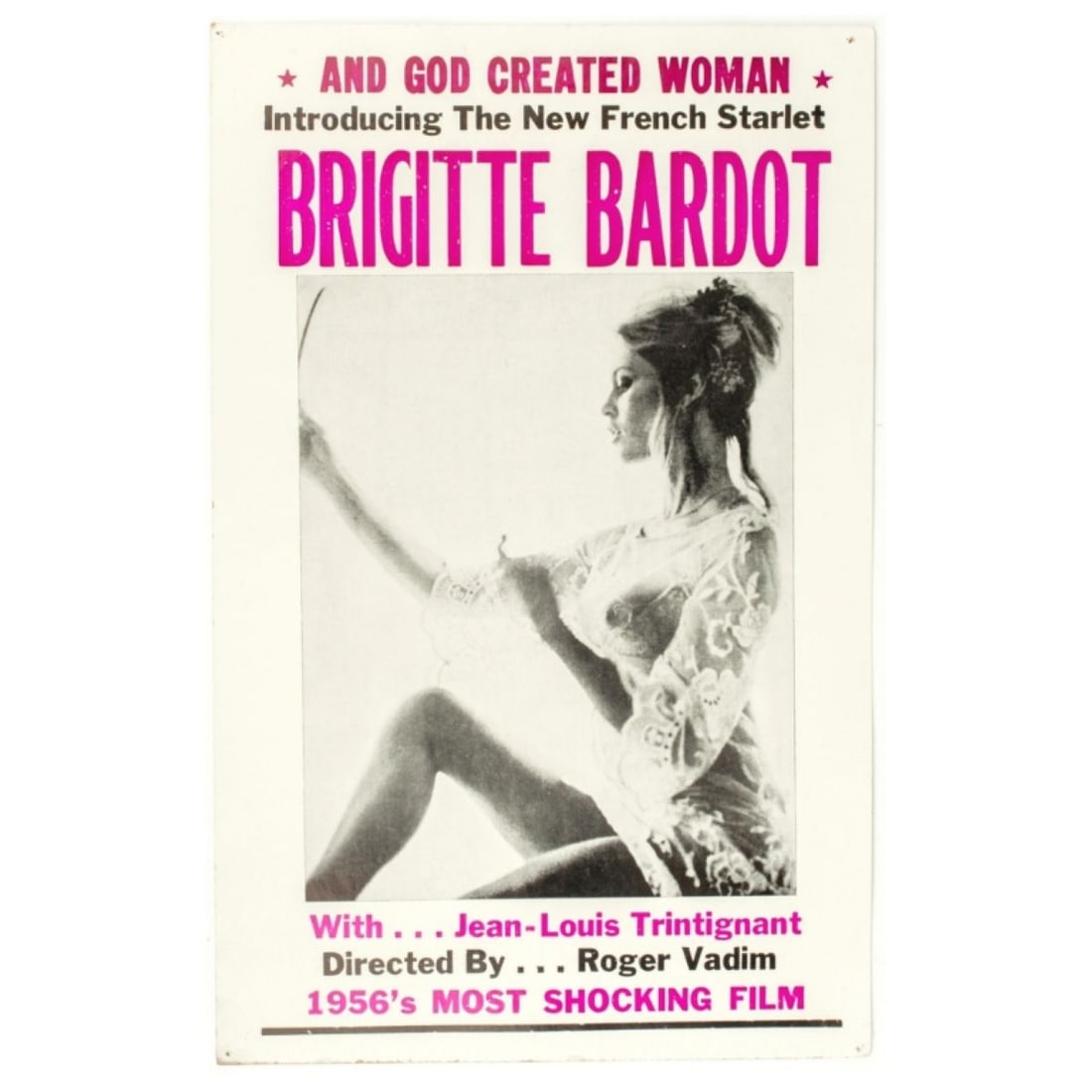 Brigitte Bardot "And God Created Woman" Poster, 56 (1 of 5)