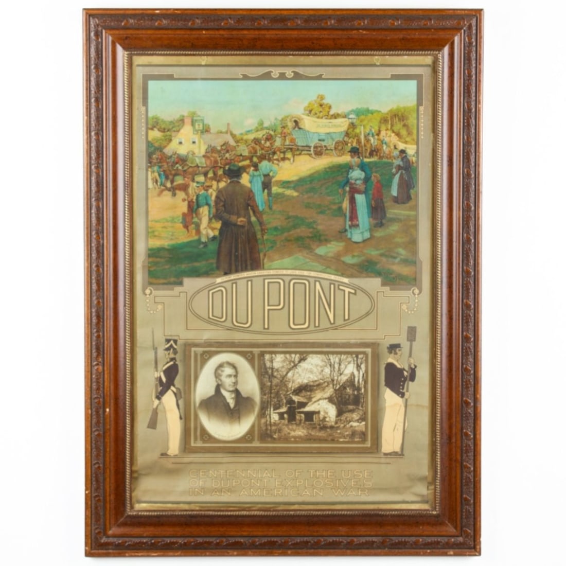 Antique Dupont Gunpowder Advertisement Poster (1 of 4)