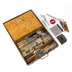 Antique Artist Supply Kit