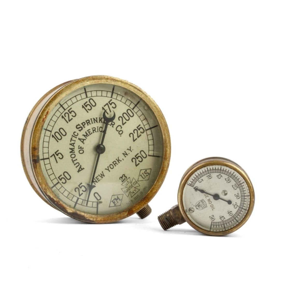 Antique Industrial Gauges / Automatic Spinkler Co. (1 of 5)