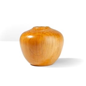 Turned Maple Woodcraft Small Vessel