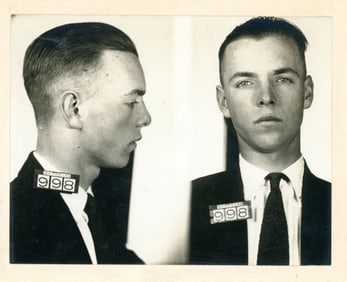 1921 Mugshot / Indecent Exposure Berkeley CA