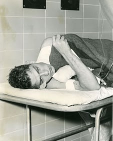 1961 Robbery Suspect Shot By Cop Press Photo