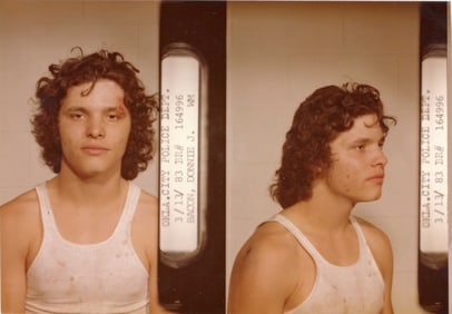 1983 Color Police Mugshot / Burglary