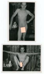 Vintage Amateur Male Nude Photos / Tattoos