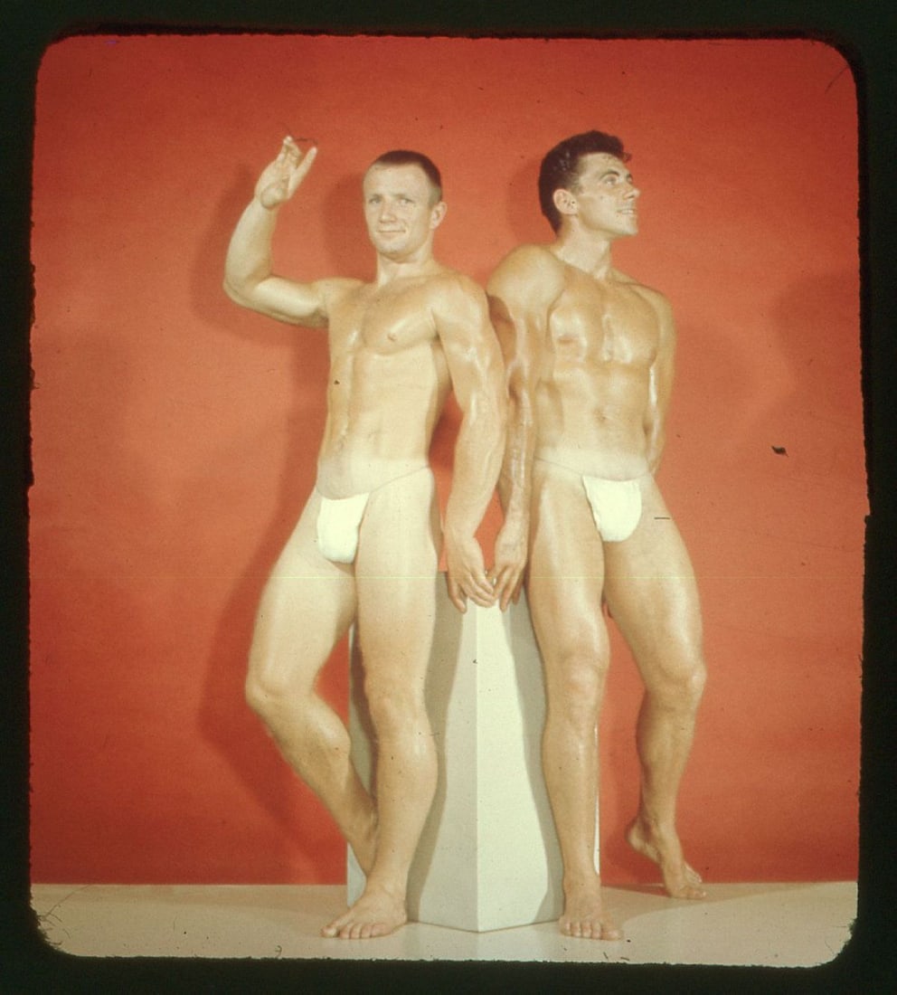 Bruce of Los Angeles Physique 3D Stereo Slide Set (1 of 9)