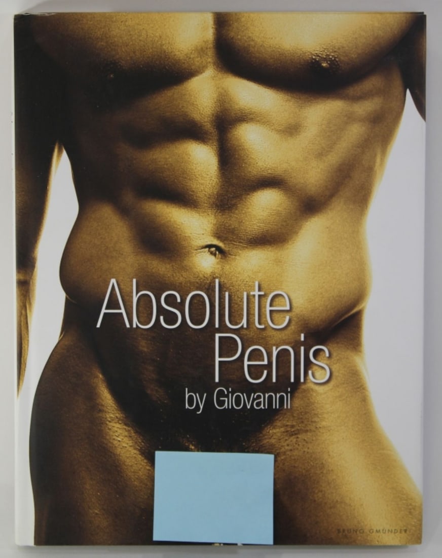 Absolute Penis by Giovanni / Bruno Gmunder: "Absolute Penis", by Giovanni. First edition hardcover with dust jacket published by Bruno Gmunder, 2012. Very good condition with light shelf wear to jacket. 128 pages. 13.5" x 10.25".