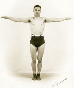 1920s / 30s French Boxer Photograph / Signed