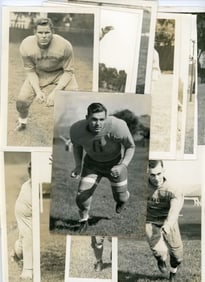 Vintage Football Player Photographs