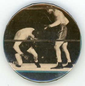 Joe Louis vs Billy Conn 1941 Fight Pinback