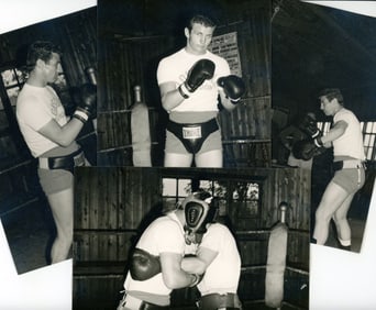 Johnny Prescott English Boxer Vintage Photographs