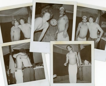 Vintage Polaroid Photos / Affectionate Men