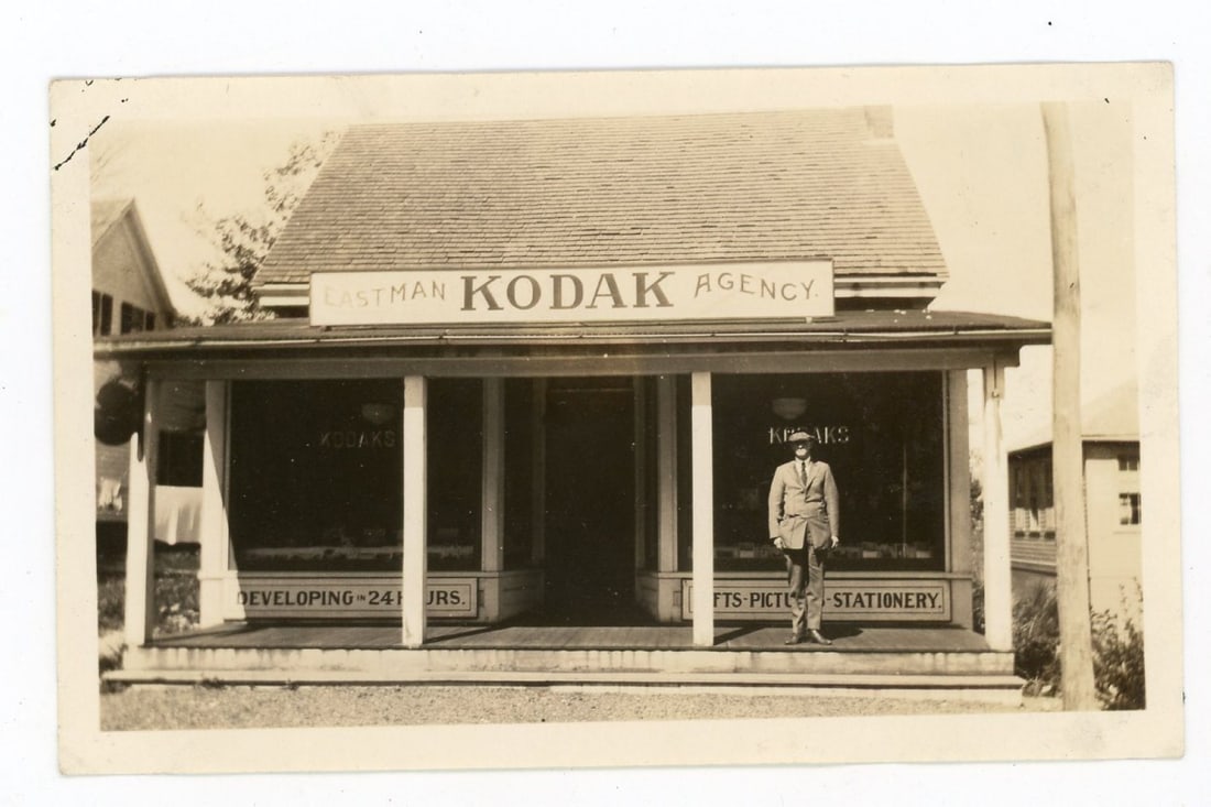 Early Eastman Kodak Agency Store Photograph (1 of 2)