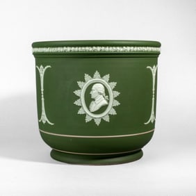 Wedgwood Jasper Cache Pot Jardiniere / Washington