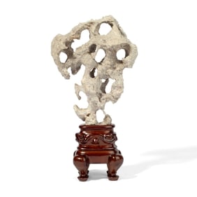 Chinese White Stone Scholar's Rock