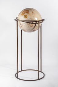 Paul McCobb Globe with Bronze Stand