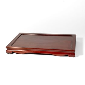 Vintage Chinese Carved Rosewood Low Table Stand