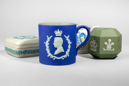 Wedgwood Edward VIII Coronation Jasper Mug 1937