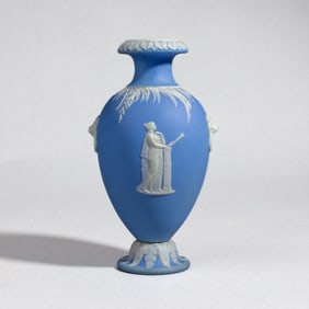 Wedgwood Light Blue Jasper Dip Vase