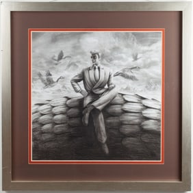 Ian "Bub" Davis (WA) “Nice Suit?? Large Drawing