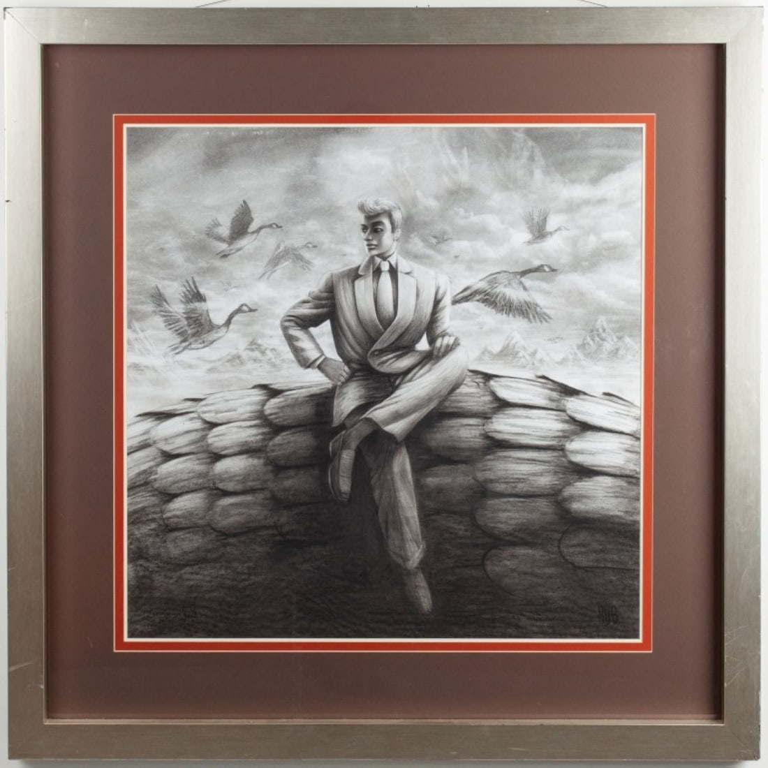 Ian "Bub" Davis (WA) “Nice Suit?? Large Drawing (1 of 4)