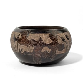 Martin Moquino Santa Clara Pottery Blackware Pot