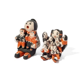 2 Native American Cochiti Storyteller Groups