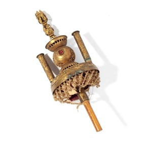 19th Century Chinese Manchu Official Court Hat Ornament / Finial