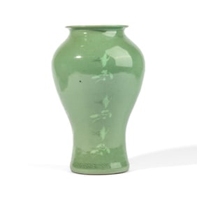 19th Cent. Korean Goryeo Celadon Vase