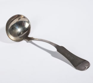 19th C. Kentucky Coin Silver Ladle / Poindexter