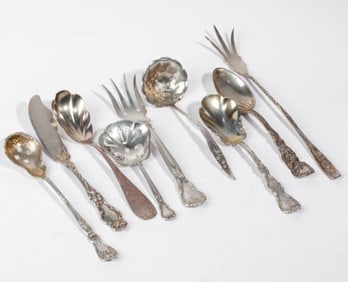 Antique Sterling Serving Pieces / Pomona Towle