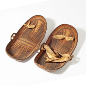 Antique African Ugandan Acholi Rawhide Sandals
