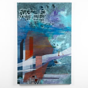 Richard Graham (WA) "Perigrine" Acrylic on Canvas