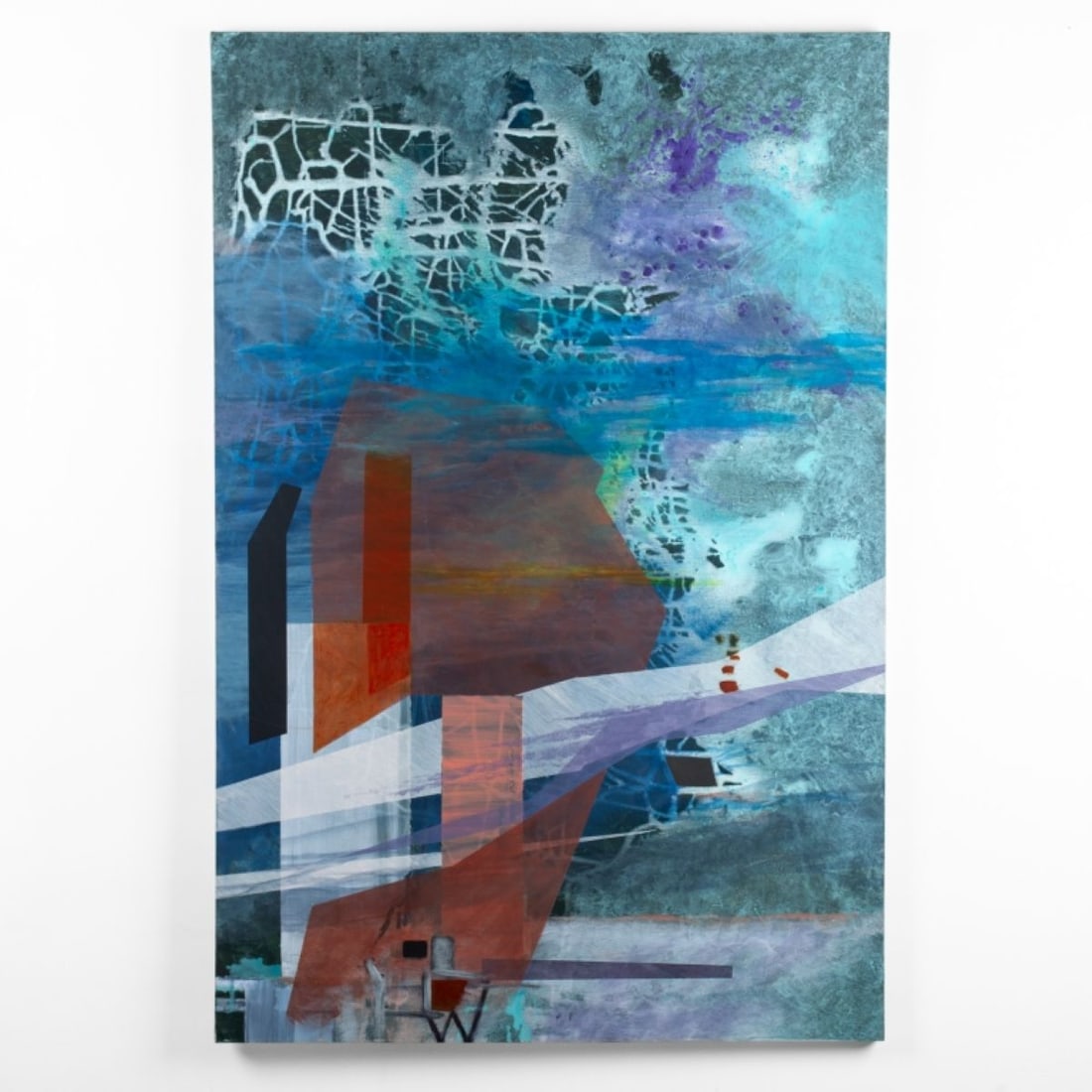 Richard Graham (WA) "Perigrine" Acrylic on Canvas (1 of 7)