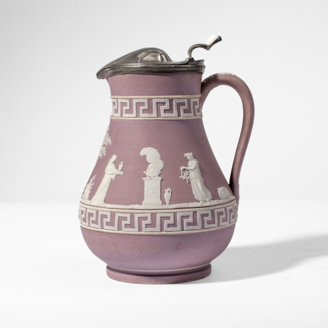 Wedgwood Lilac Jasper Dip Lidded Pitcher (1 of 7)
