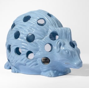 Wedgwood Pale Blue Hedgehog Bulb Pot